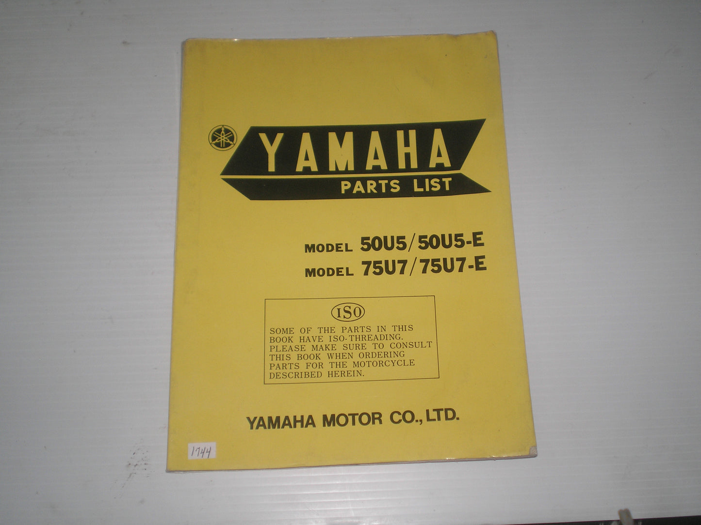 YAMAHA 50 U5 U5-E / 75 U7 U7-E 1970 Parts List / Catalogue #1744