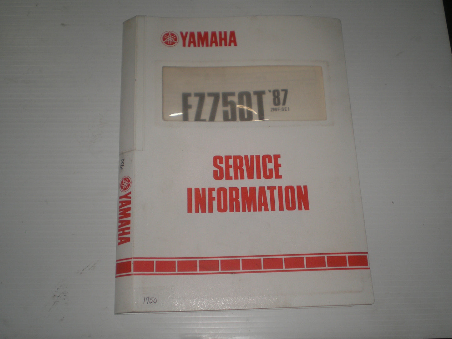 YAMAHA FZ750 T Fazer 1987 Dealer Service Information 2MF-SE1 #1750