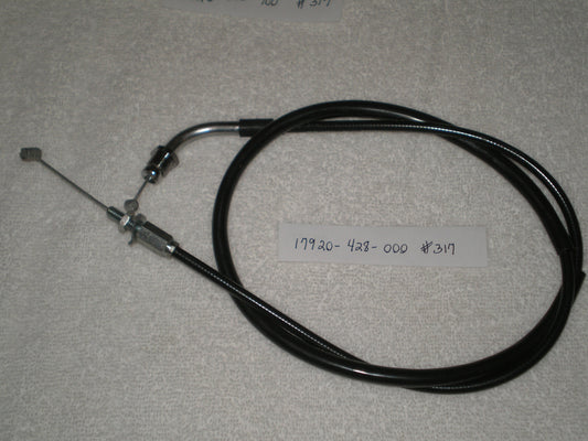 HONDA XL250 XL350 XR250 Push Throttle Cable B 17920-385-700 / 17920-428-700 / 17920-428-000