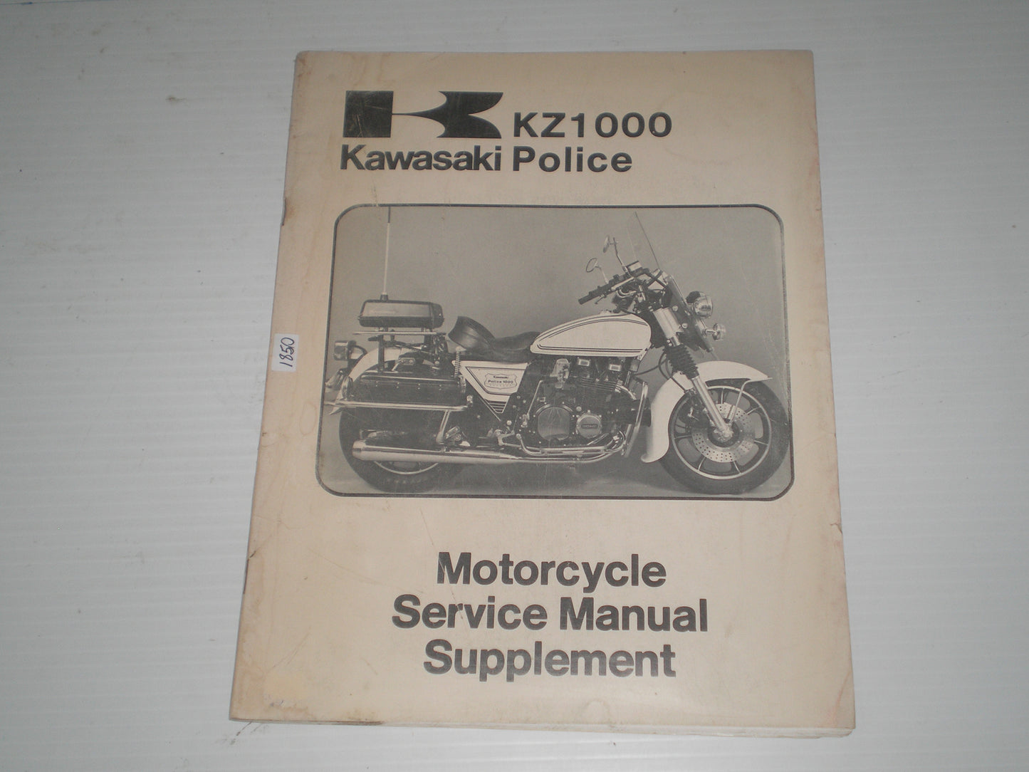 KAWASAKI KZ1000 C2 Police 1979 Service Manual Supplement 99963-0013-01 #1850