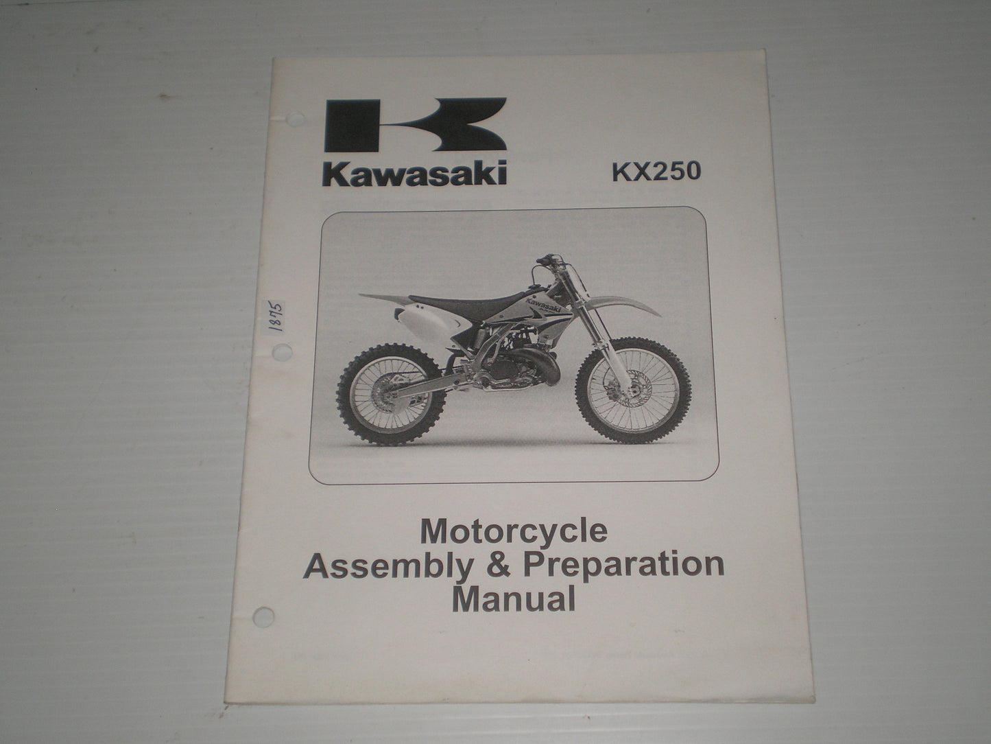 KAWASAKI KX250 / KX250 R1 2005 Assembly & Preparation Manual 99931-1440-01 #1875