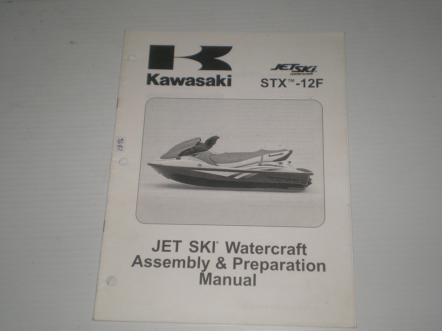 KAWASAKI STX-12F / JT1200 D1 2005 Jet Ski Assembly & Preparation Manual 99931-1441-01 #1876