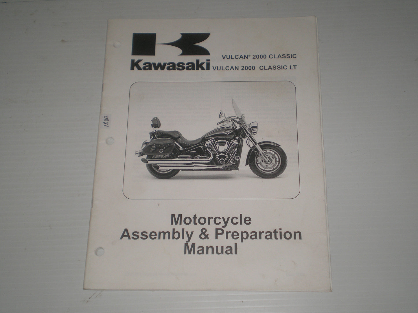 KAWASAKI Vulcan 2000 Classic / Vulcan 2000 Classic LT / VN2000 E6F/F6F 2006 Assembly & Preparation Manual 99931-1464-01 #1880