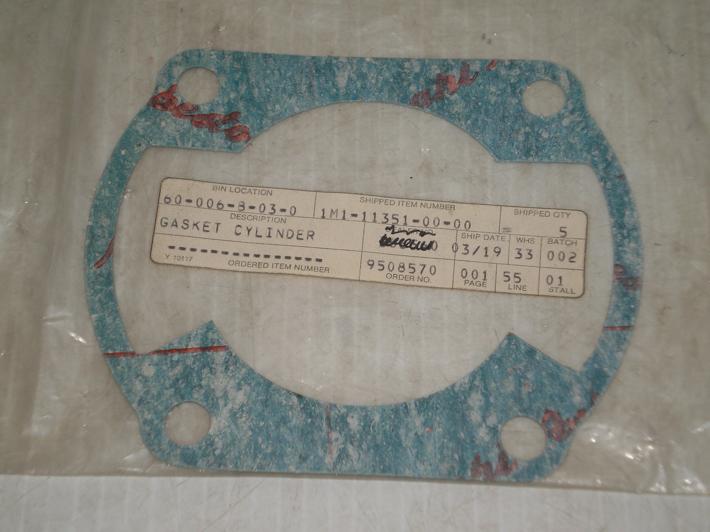 YAMAHA DT250 Cylinder Base Gasket 1M1-11351-00 / 1M1-11351-01