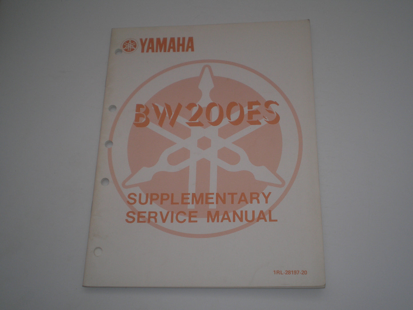 YAMAHA BW200  Big Wheel Electric Start  Service Manual Supplement  1RL-28197-20  #1790