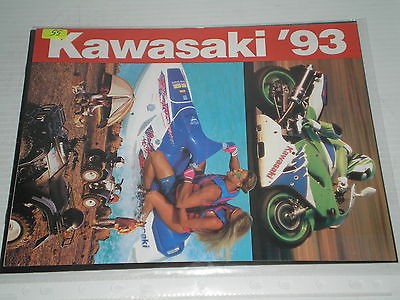 KAWASAKI ZX-7 ZX-11 ZR1100 EX 1993 Models Sales Brochure #55 – Pro