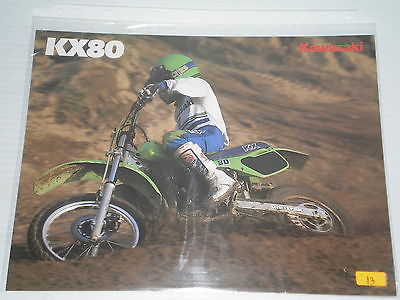 KAWASAKI KX80 1985 MOTORCYCLE Sales Brochure #13 – Pro-Formance Cycle