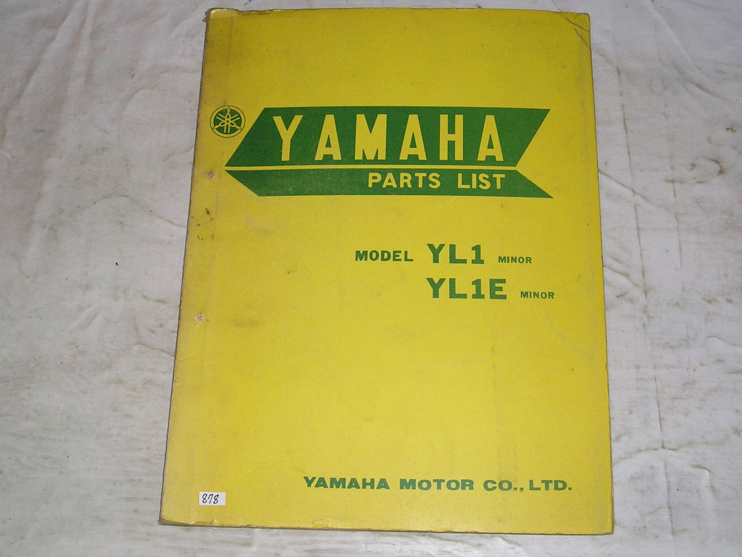 YAMAHA YL1 YL1E Minor 1968 Fatory Parts List #878