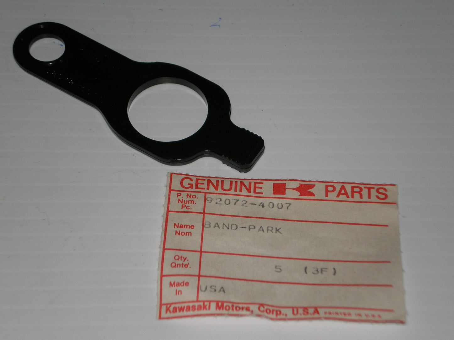 KAWASAKI KLT110 1984 Brake Lever Band 92072-4007