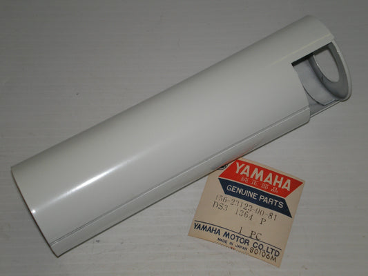 YAMAHA YDS3 YM1 White Front Fork Under Cover 156-23123-00-81 / 156-23123-00