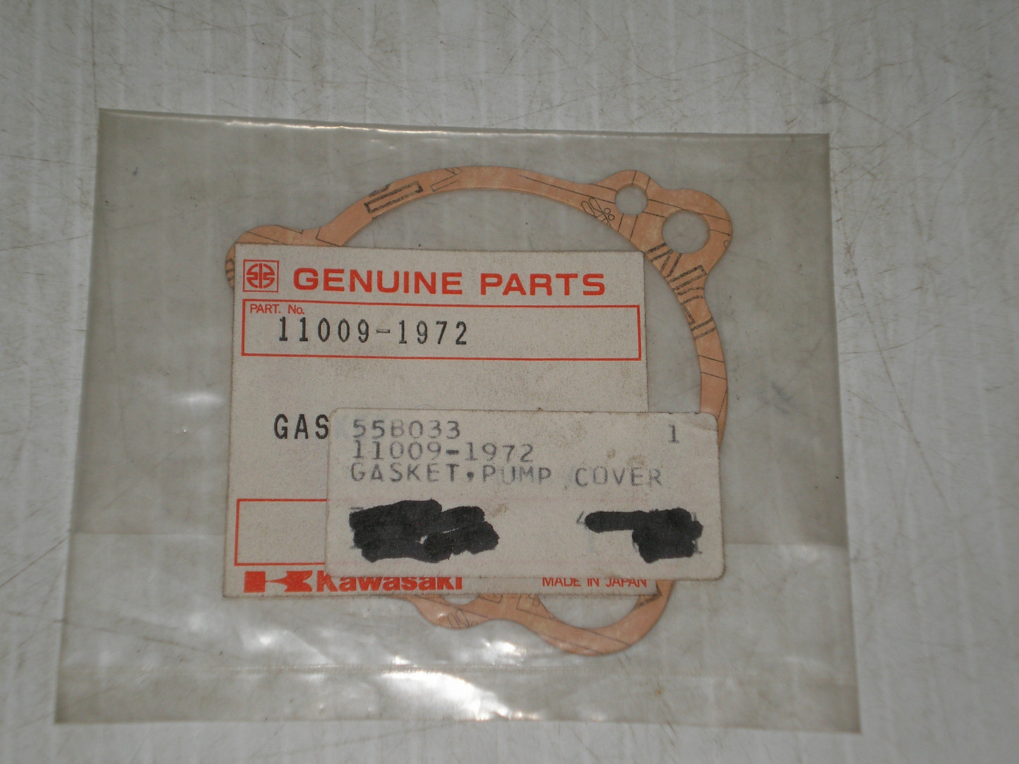 KAWASAKI KX80 KX100 1986-2000 Oil Pump Cover Gasket 11009-1972