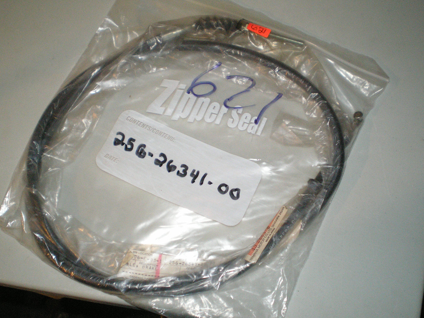 YAMAHA XC180 XC200 Front Brake Cable 25G-26341-00 #621