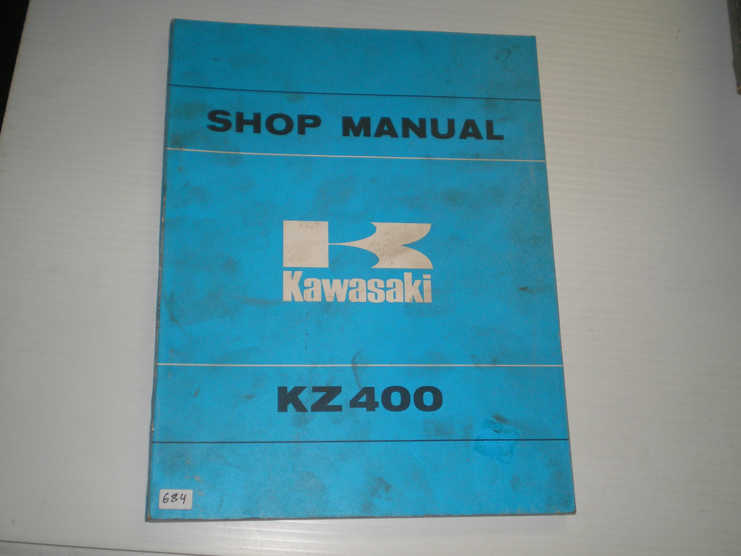 KAWASAKI KZ400 D S 1974-1977 Service / Shop Manual 99997-710-05 #684