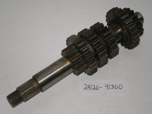 SUZUKI RM100 RM125 Counter Shaft and Gears Assembly 24120-41300 / 24120-41301