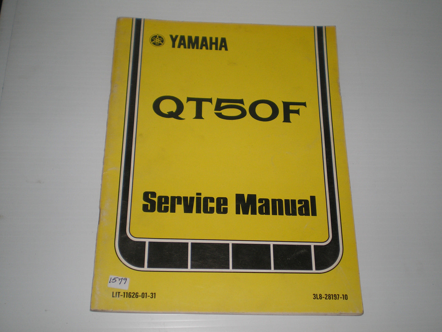 YAMAHA QT50 F Yamahopper 1979 Service Manual 3L8-28197-10 LIT-11626-01-31 #1579