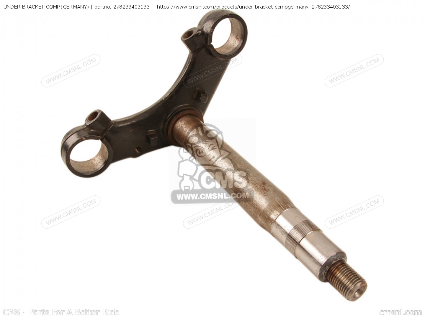 YAMAHA FORk LOWER UN DER BRACKET AND STEM 278-23340-31-33 / 278-23340-51-33