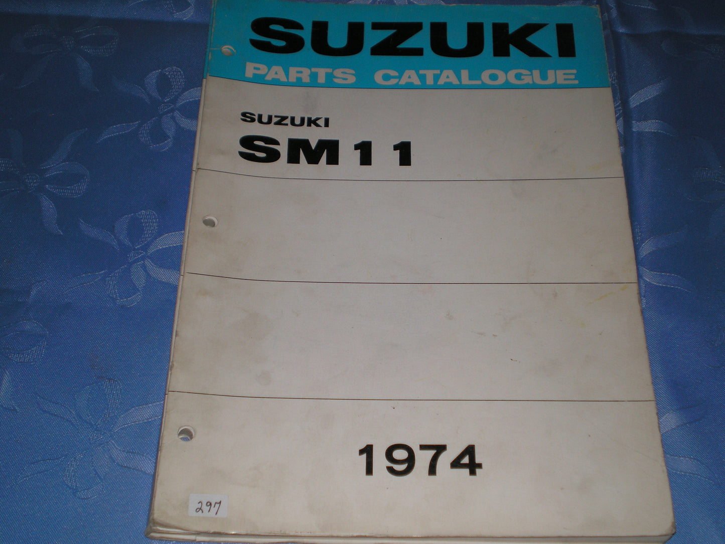 SUZUKI SM11 K SM11K SM11 L SM11L 1974 Factory Parts Catalogue #S81