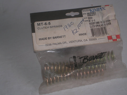 KAWASAKI KZ1000 1980 Barnett Heavy Duty Clutch Springs Set/5 MT-6