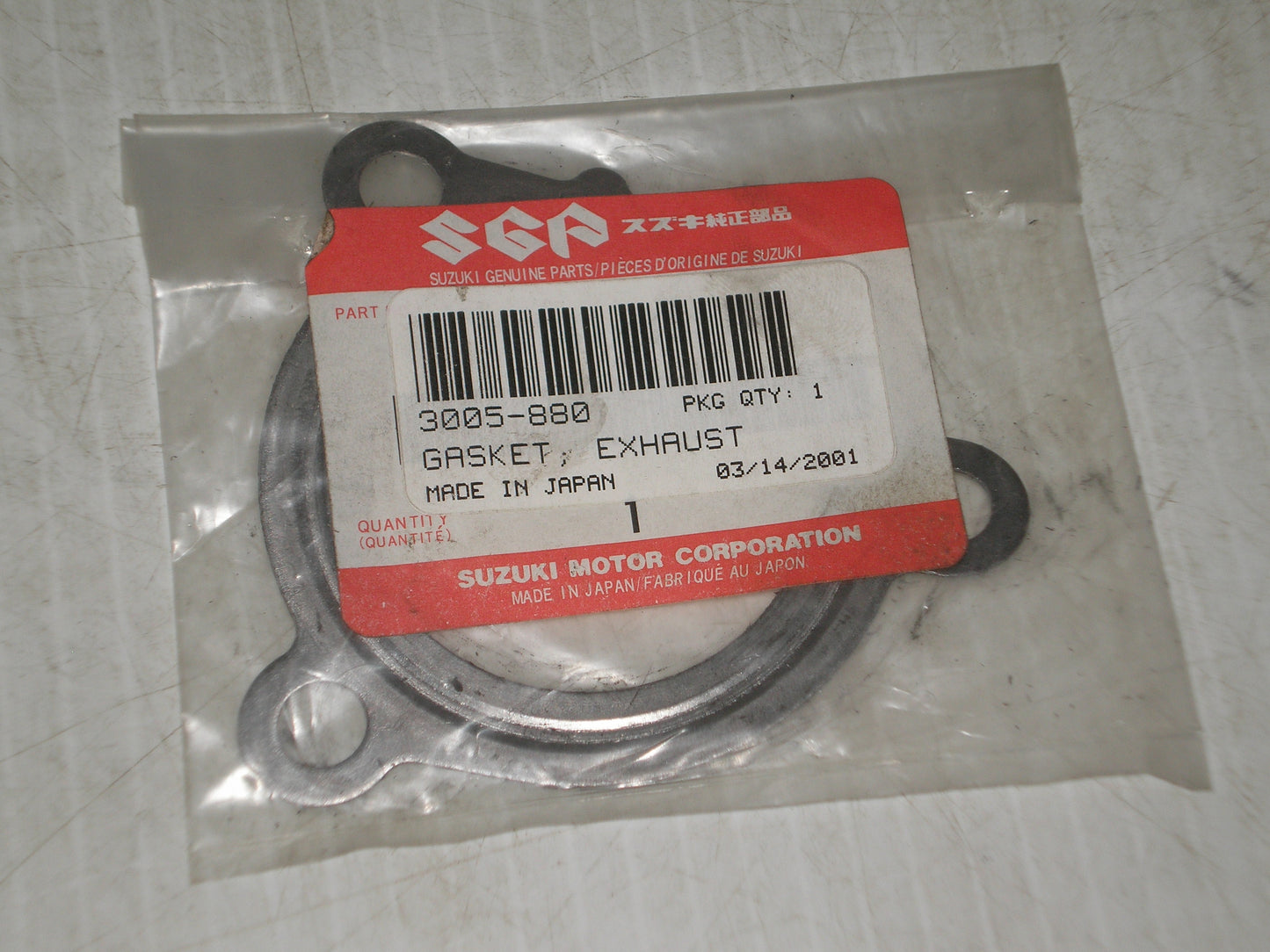 SUZUKI Arctic Cat Snowmobile Exhaust Gasket 3005-880 / 14181-88J10