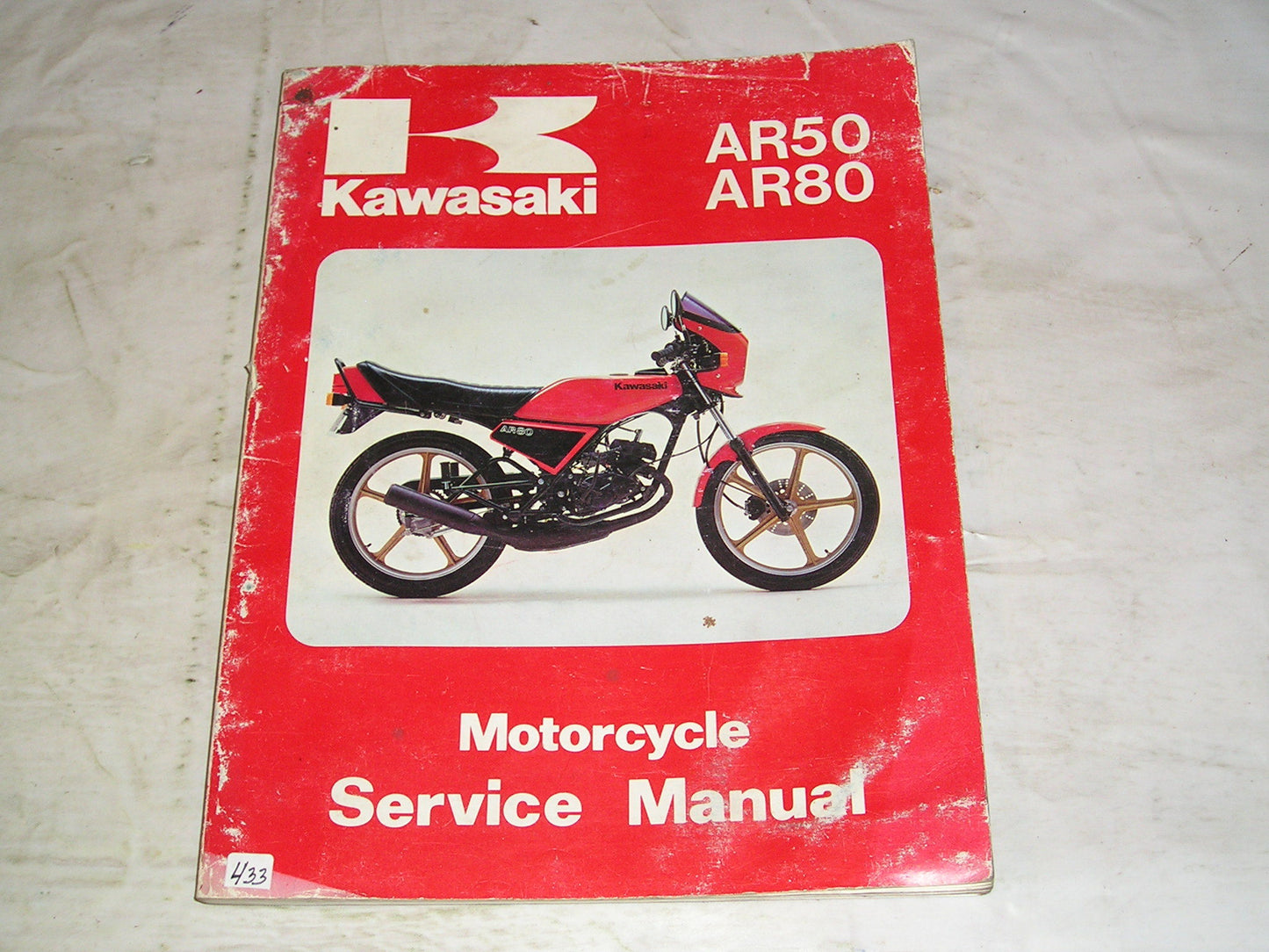 KAWASAKI AR50 AR80 A1/A1A Mini GP 1981-1982 Service Manual 99924-1030-02 #433
