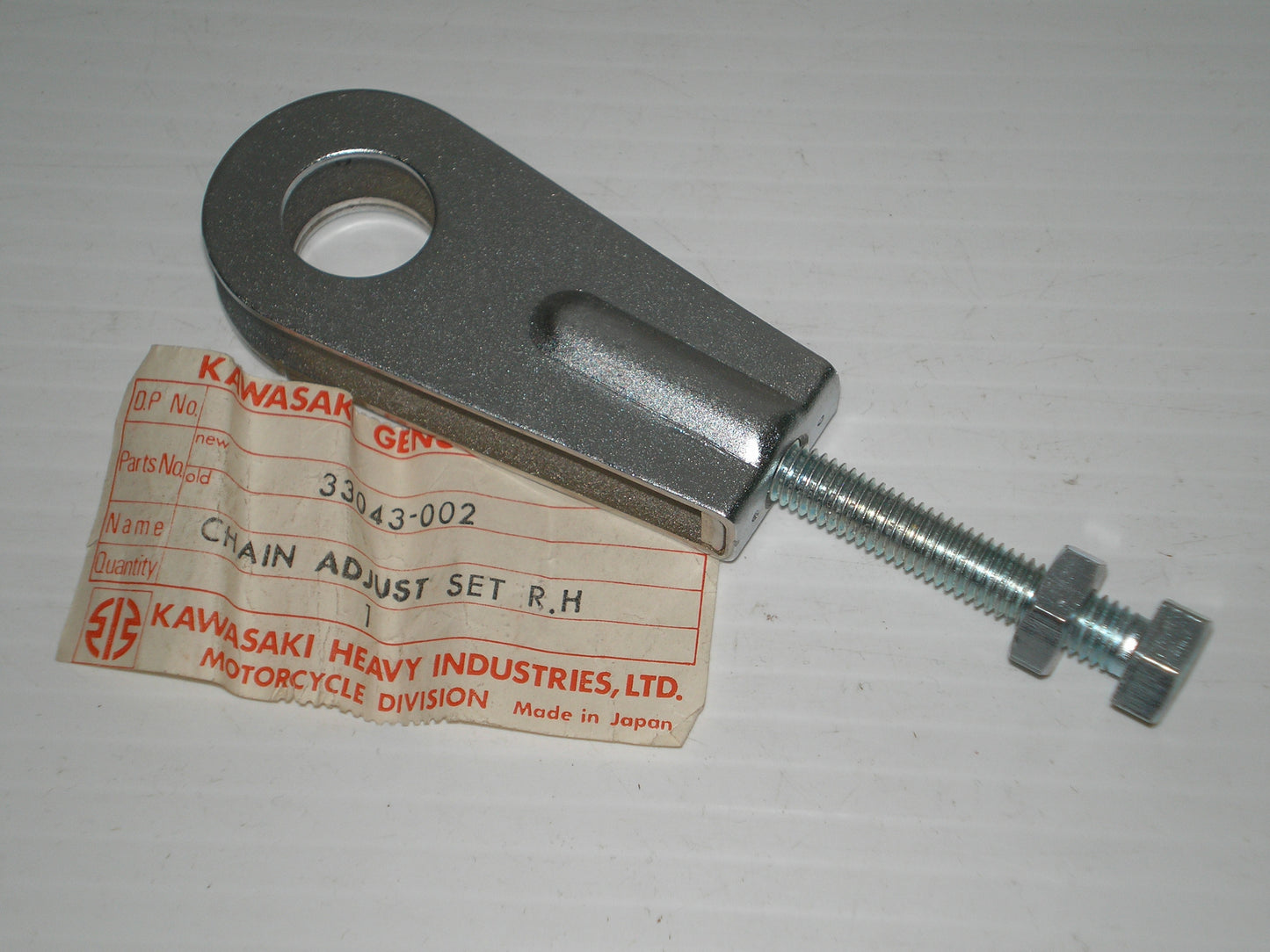 KAWASAKI A1 A1SS A7 A7SS R/H Chain Adjuster Set 33043-002
