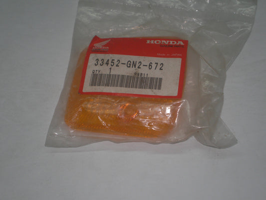 HONDA NB50 NQ50 SE50 Factory Front L/H Turn Signal Lens 33452-GN2-672 / 33452-GN2-671