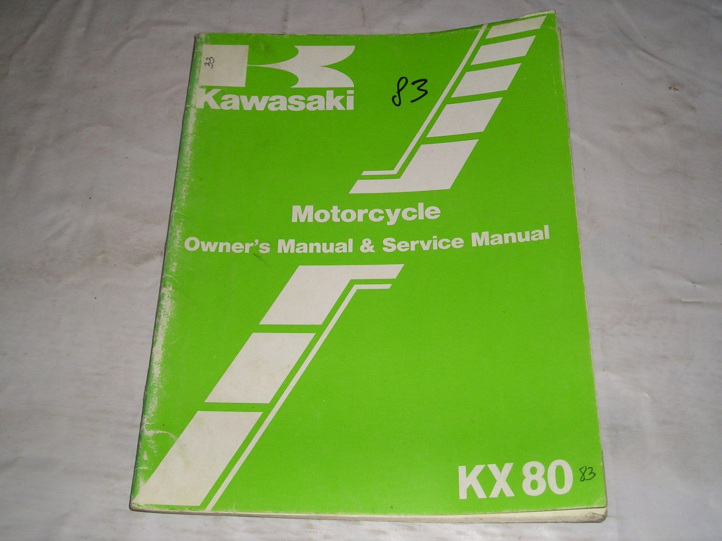 KAWASAKI KX80 E1 F1 1983 Owner's & Service Manual 99920-1213-01 #33