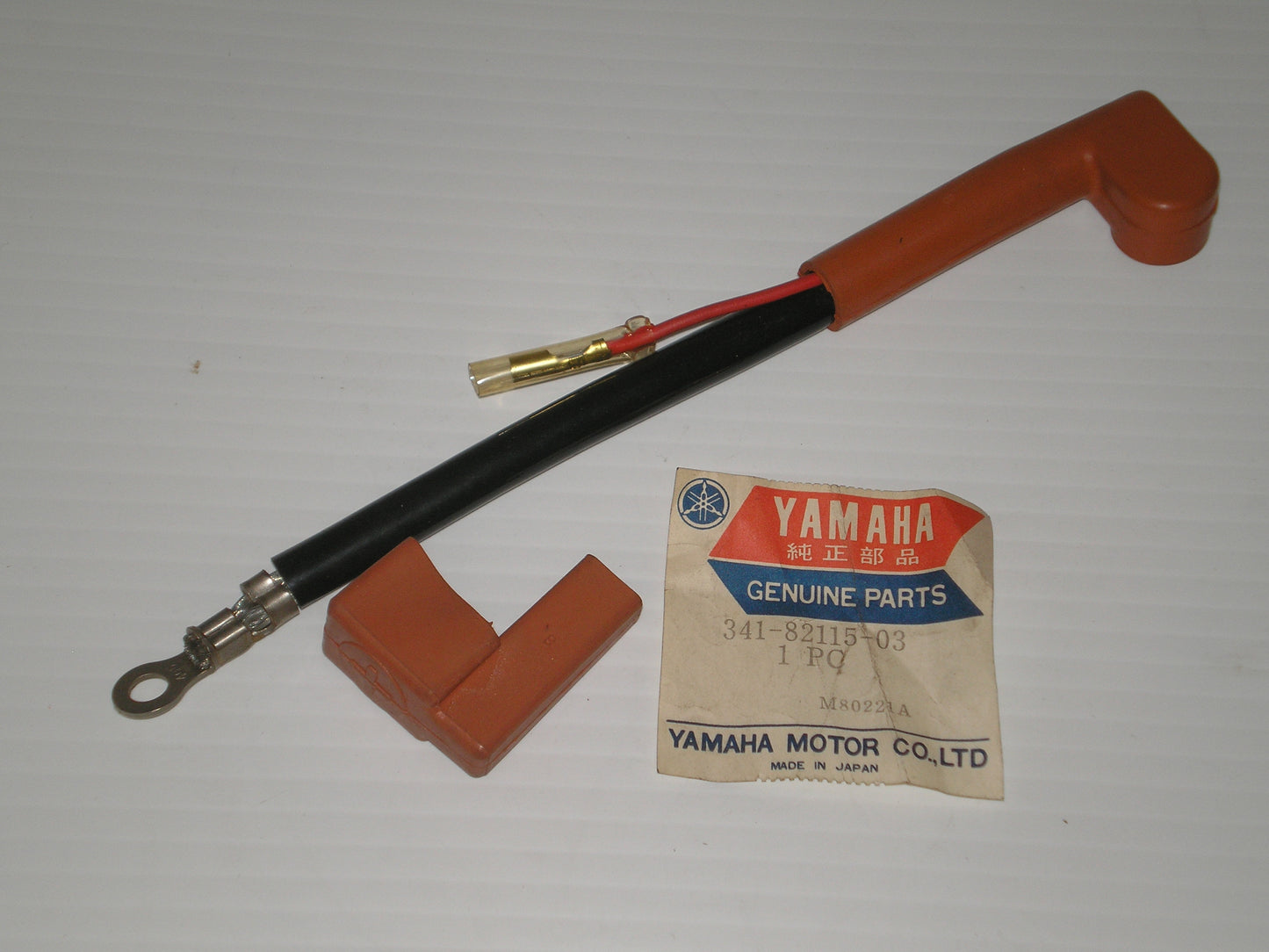YAMAHA TX750 Factory Battery Positive / Plus Lead Wire 341-82115-03
