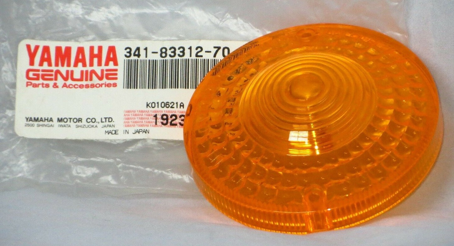 YAMAHA DT RD SR TX XS XT Factory Turn Signal Lens 341-83312-70 / 1A0-83312-K0 / 1E5-83312-00