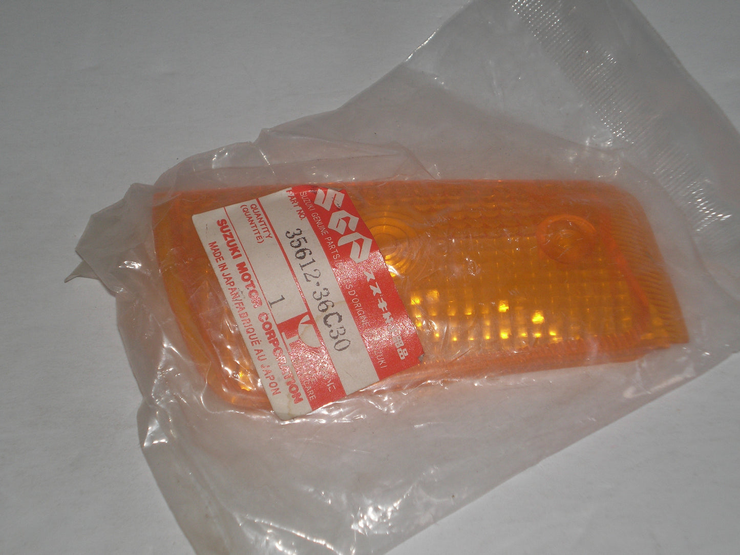 SUZUKI AE50 L Moped 1990 Turn Signal Lens 35612-36C30