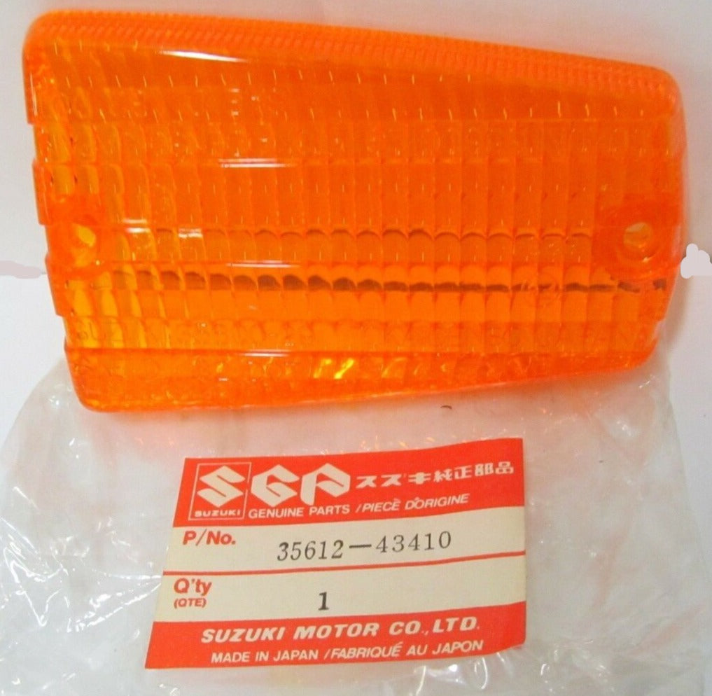 SUZUKI DR125 DR200 DR650 GS550 GS750 GS1100 GS1150 GSX550 GSX1150 GSX-R750 GSX-R1100 SP125 SP200 SP600 Factory Turn Signal Lens 35612-43410 / 35612-00A80