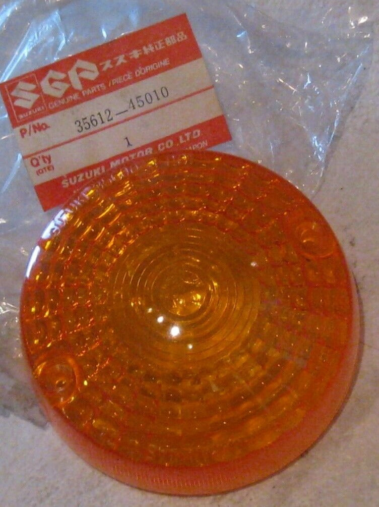 SUZUKI GS550 GS750 GS850 GS1000 GT750 Factory Turn Signal Lens 35612-45010 / 35612-45011