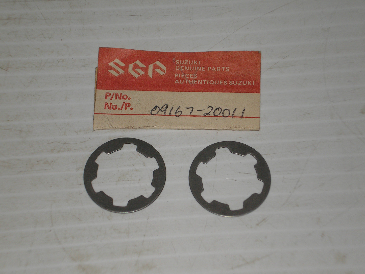 SUZUKI ALT DR DS GN LT PE RM RS SP TS 1976-1988 Lock Washers 09167-20011
