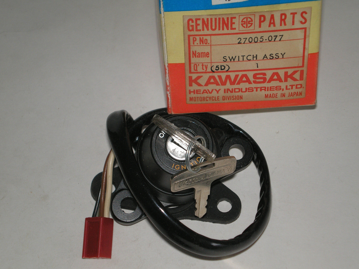 KAWASAKI KE175 1976 - 1978 Ignition Switch 27005-077