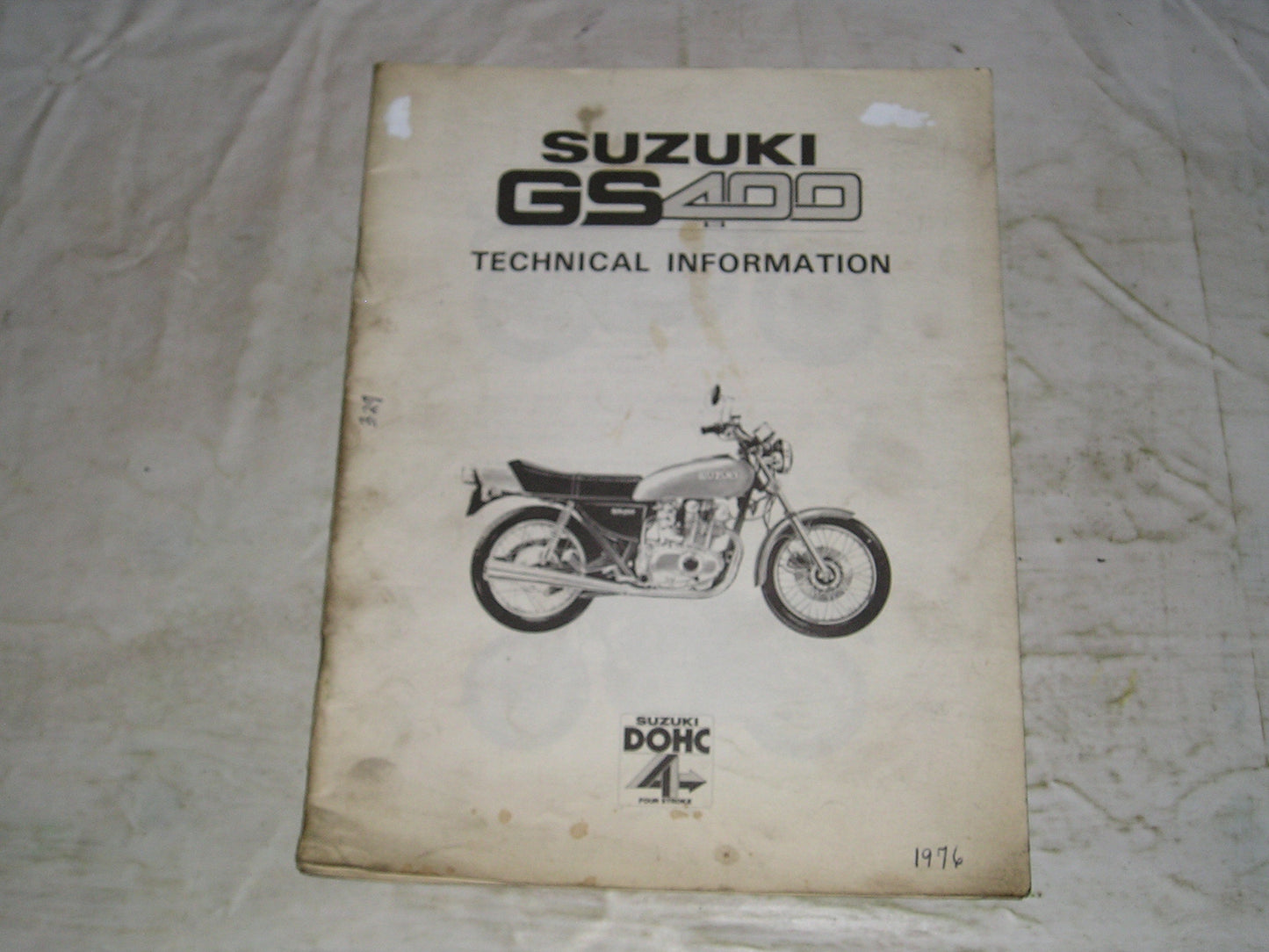 SUZUKI GS400 4 stroke 1976 Technical Information ED-6000 #327