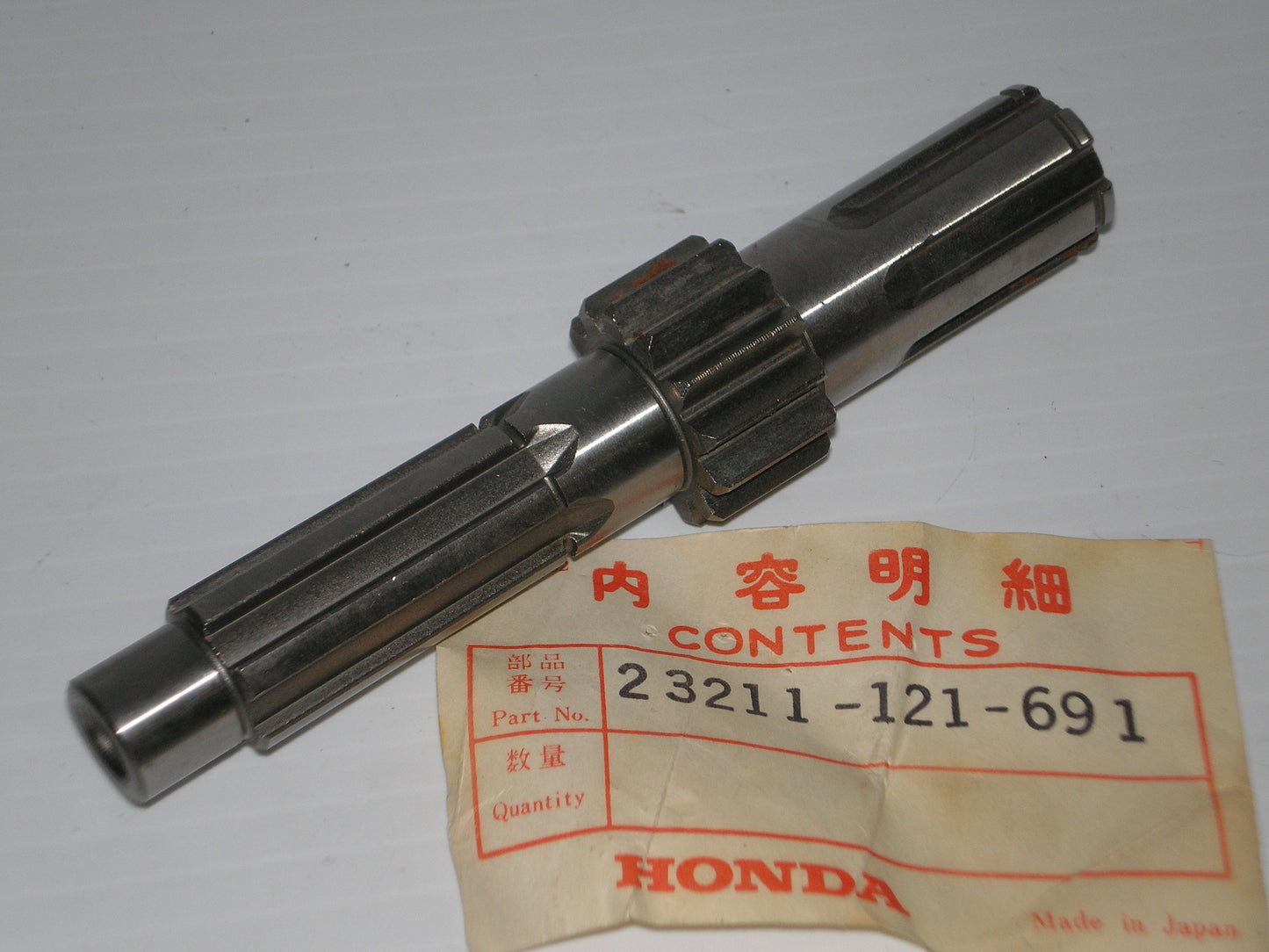 HONDA ST90 1973-1975 Transmission Main Shaft 23211-121-691 23211-121-730