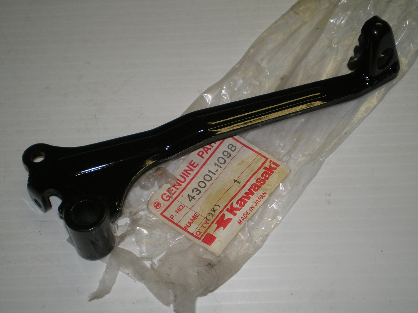 KAWASAKI KDX200 Factory Brake Pedal Lever Assembly 43001-1098