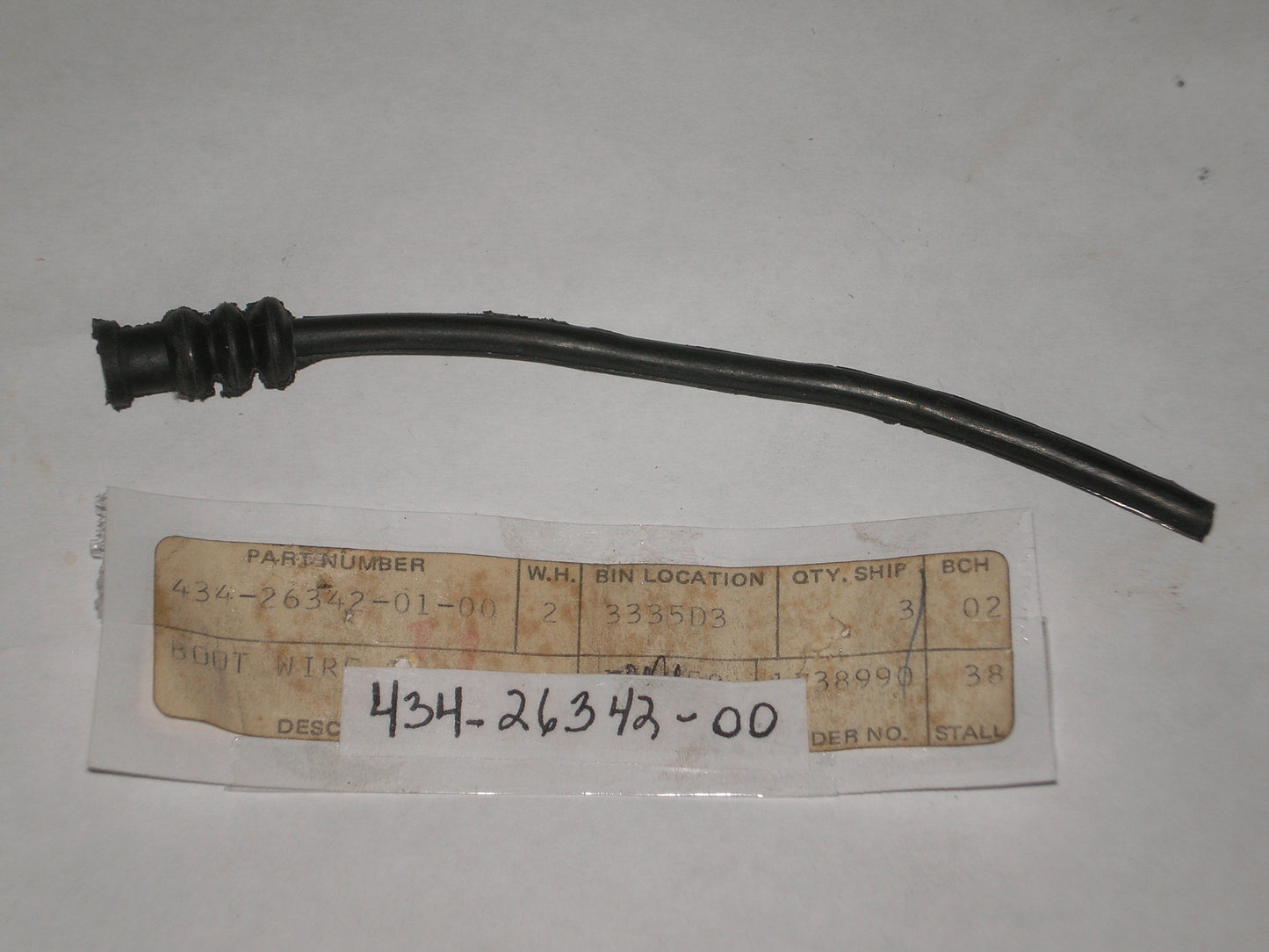 YAMAHA TY175 & TY250 Trials Wire Boot 434-26342-00 / 434-26342-01
