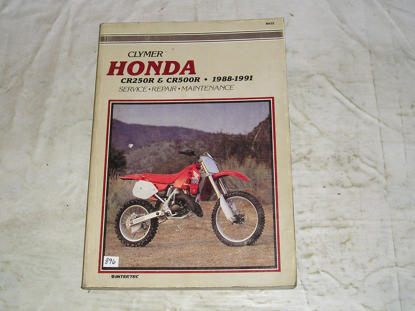 HONDA CR250 CR250R CR500 CR500R 1988-1991 Clymer Service Manual M432 #896
