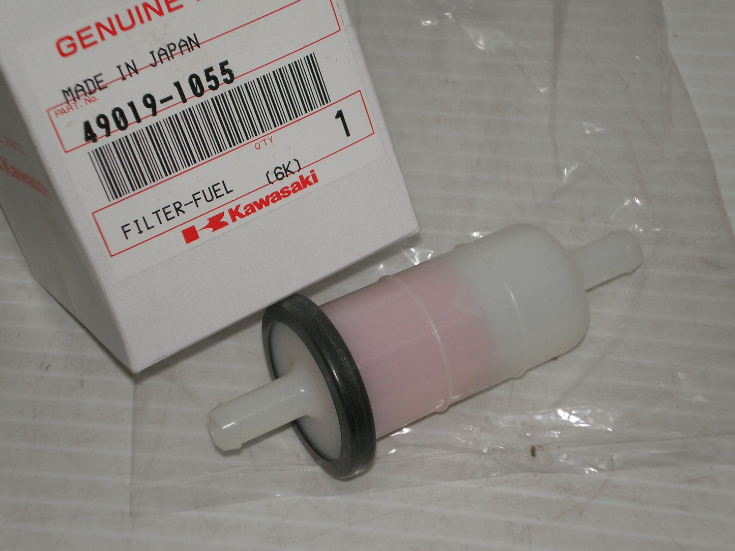 KAWASAKI ZX-6 ZX-7 ZX-9 ZX-10 ZX-11 KAF300 KAF450 KAF540 KAF620 Mule VN1500 ZG1200 ZX900 ZX1000 ZX1100 Fuel Filter 49019-1055