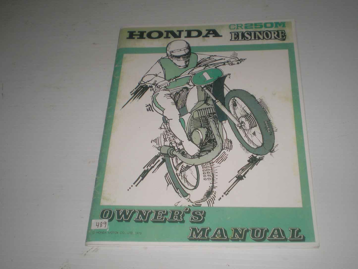 HONDA CR250 M Elsinore 1973 Owner's Manual 3135701 #489