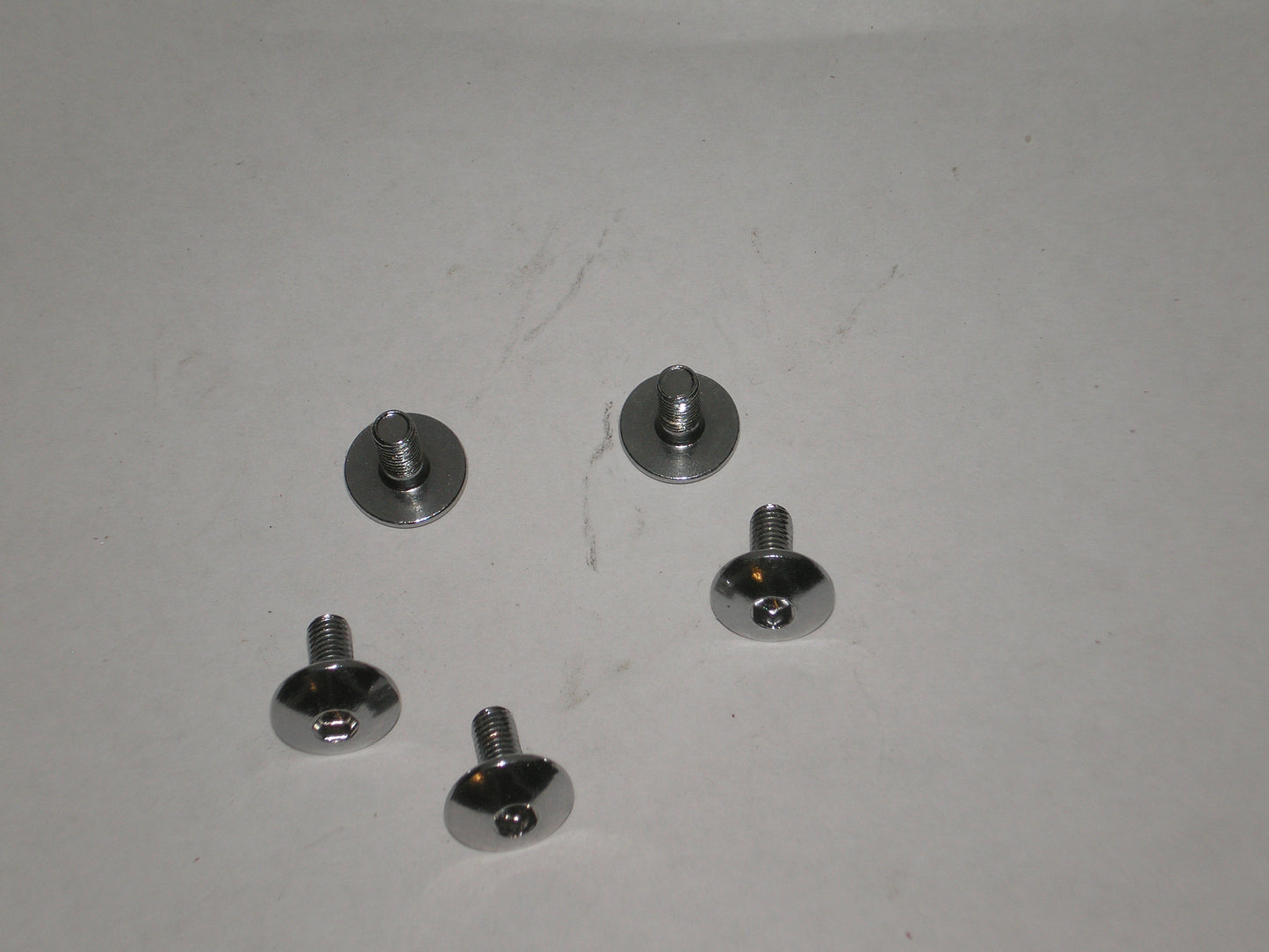 Suzuki & Yamaha Chrome Oval Allen Head Fairing & Body Work Mounting Screws Set/5 5 x 13 mm