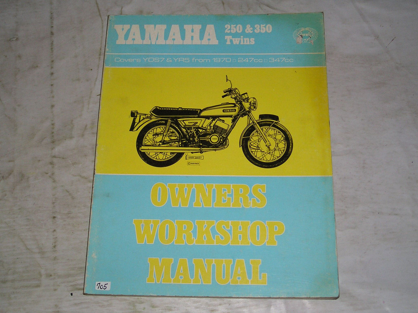 YAMAHA YDS7 YR5 250 & 350 Twins  1970 on  Haynes Workshop Manual #705