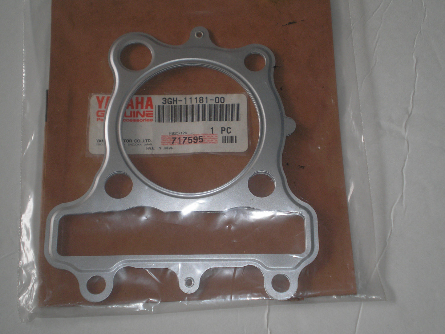 YAMAHA YFB250 YFM250 YFU1W Cylinder Head Gasket 3GH-11181-00