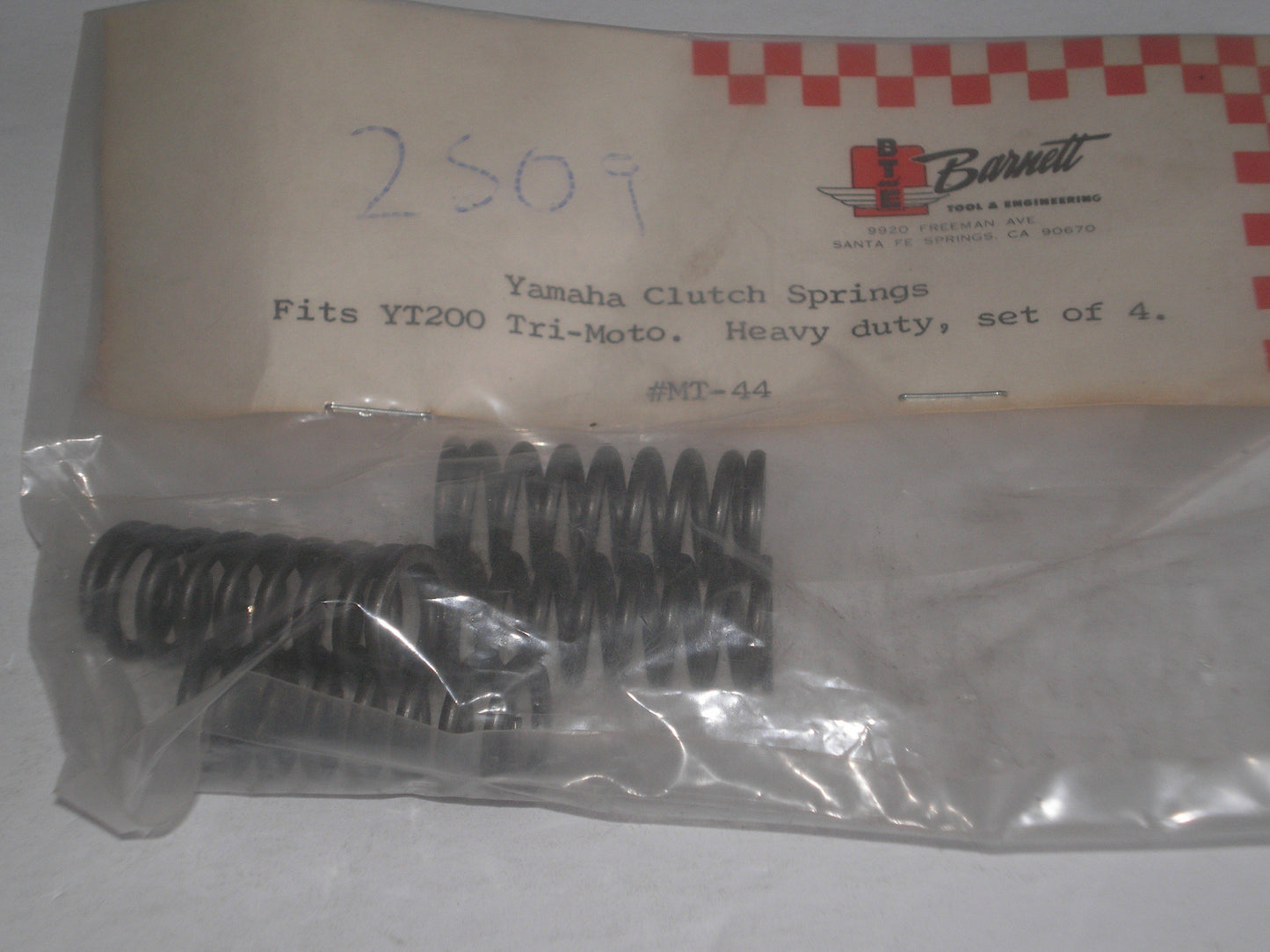 YAMAHA YT200 Tri-Moto Barnett High Performance Heavy Duty Clutch Springs MT-44