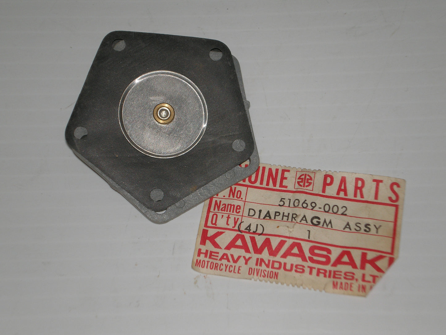 KAWASAKI F5 F7 F9 Fuel Petcock Diaphragm Assembly 51069-002