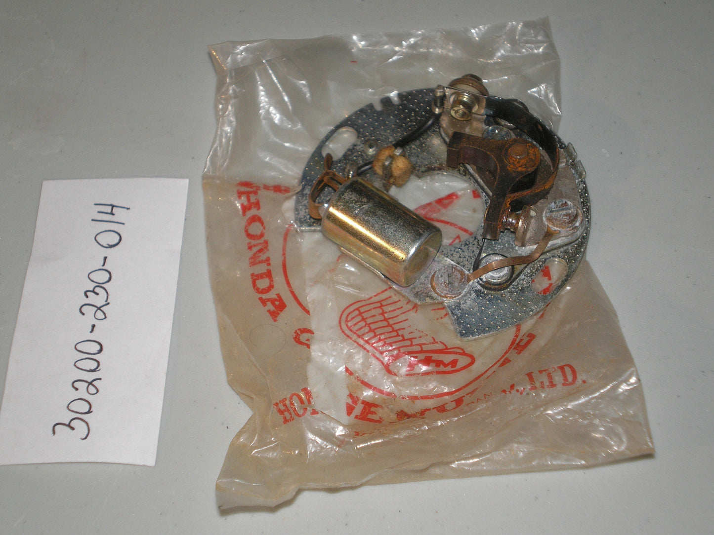 HONDA CL125 SS125 Point Plate & Condenser 30200-230-014 / 30201-230-014 / 30201-230-003