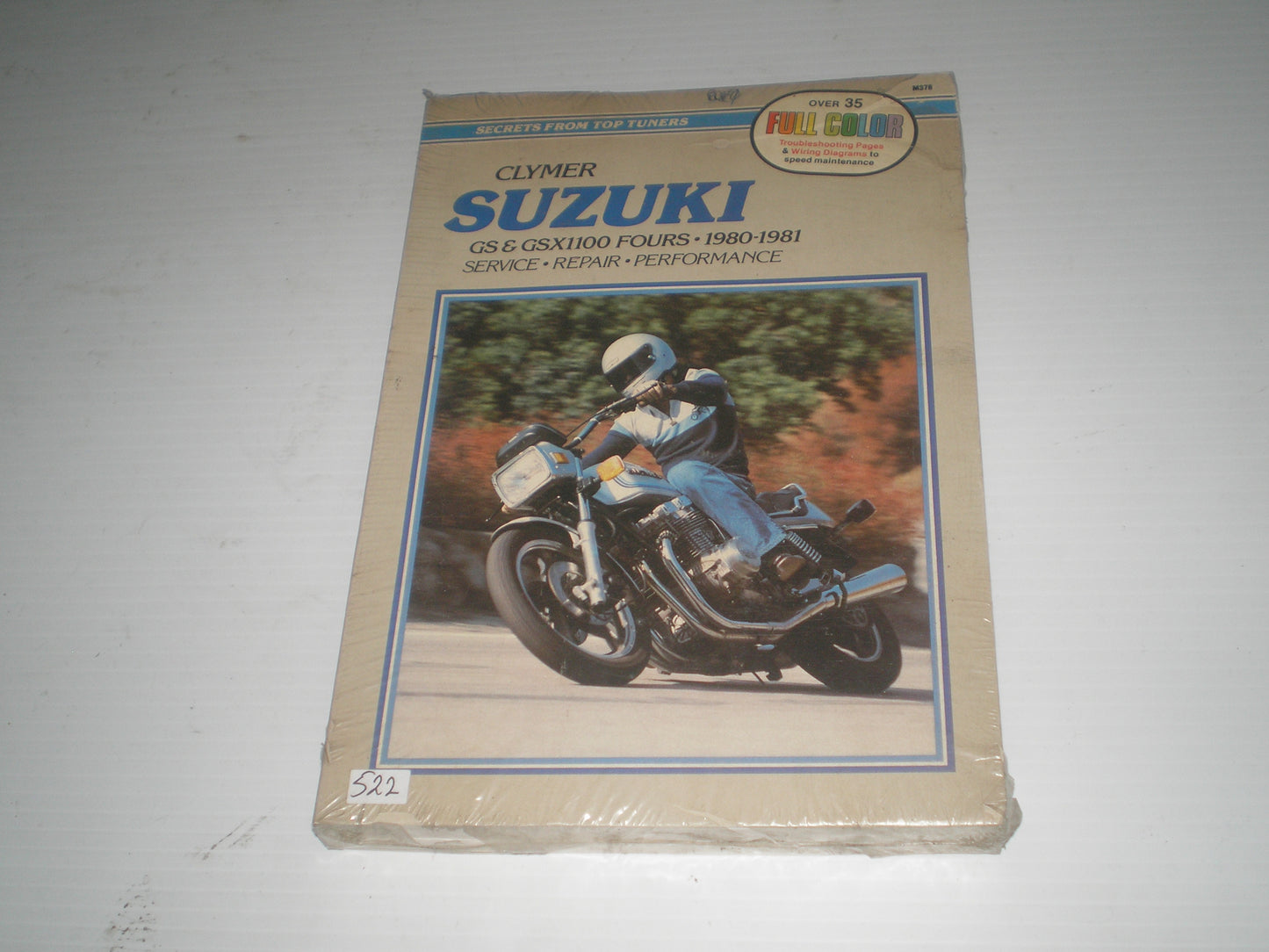 SUZUKI GS1100 GSX1100 1980-1981 Clymer Service Manual M378 #522