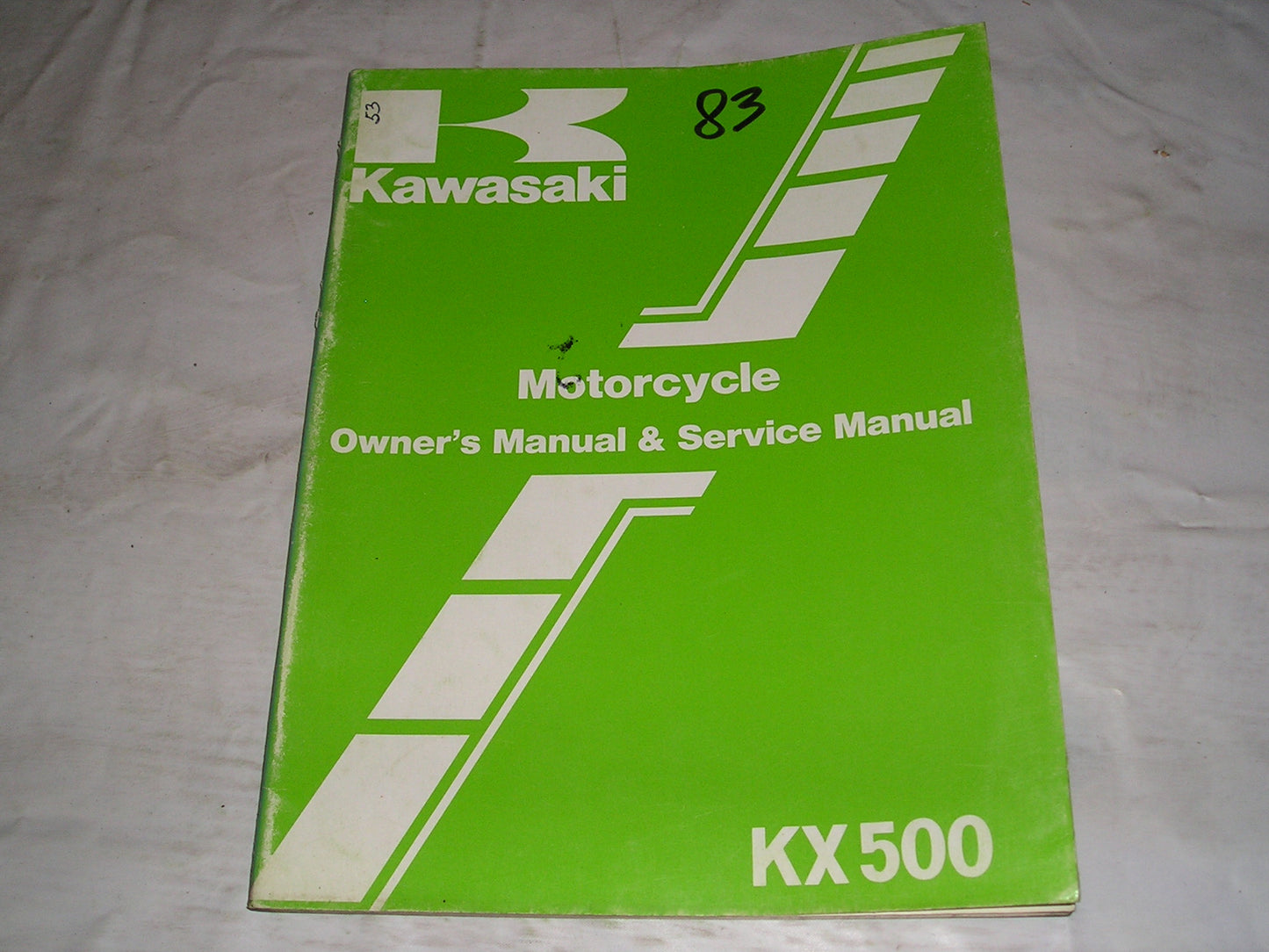 KAWASAKI KX500 A1 1983 Owner's & Service Manual 99920-1210-01 #53
