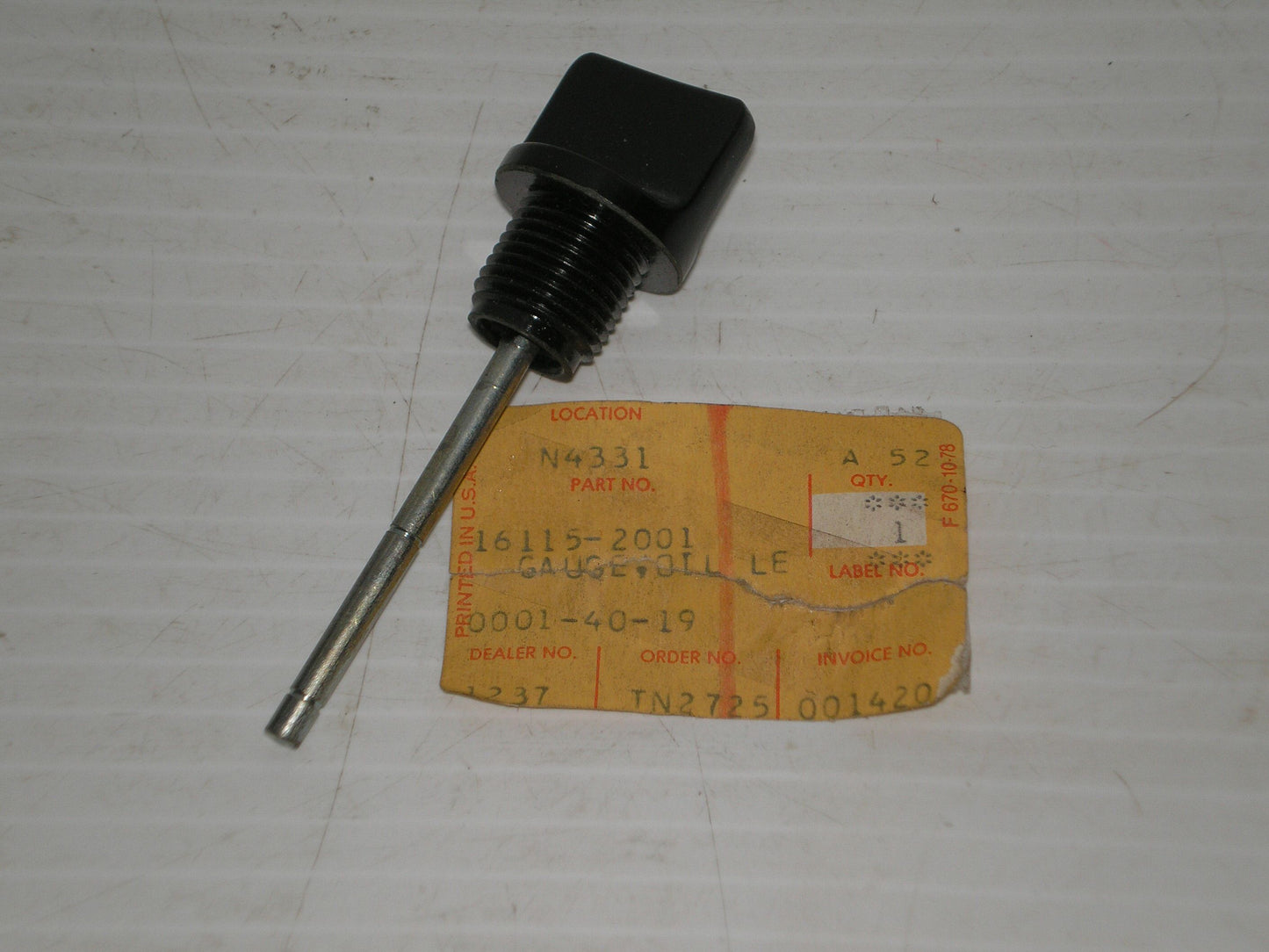 KAWASAKI KG700 KG750 KG1100 Generator Oil Level Gauge 16115-2001 16115-2093